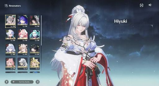 #WW0056 [ASIA] 8 Limit 4 Sign 3 Team (Hiyuki, Aemeath Tune, Lucy RC1) + Build + Mid Explore