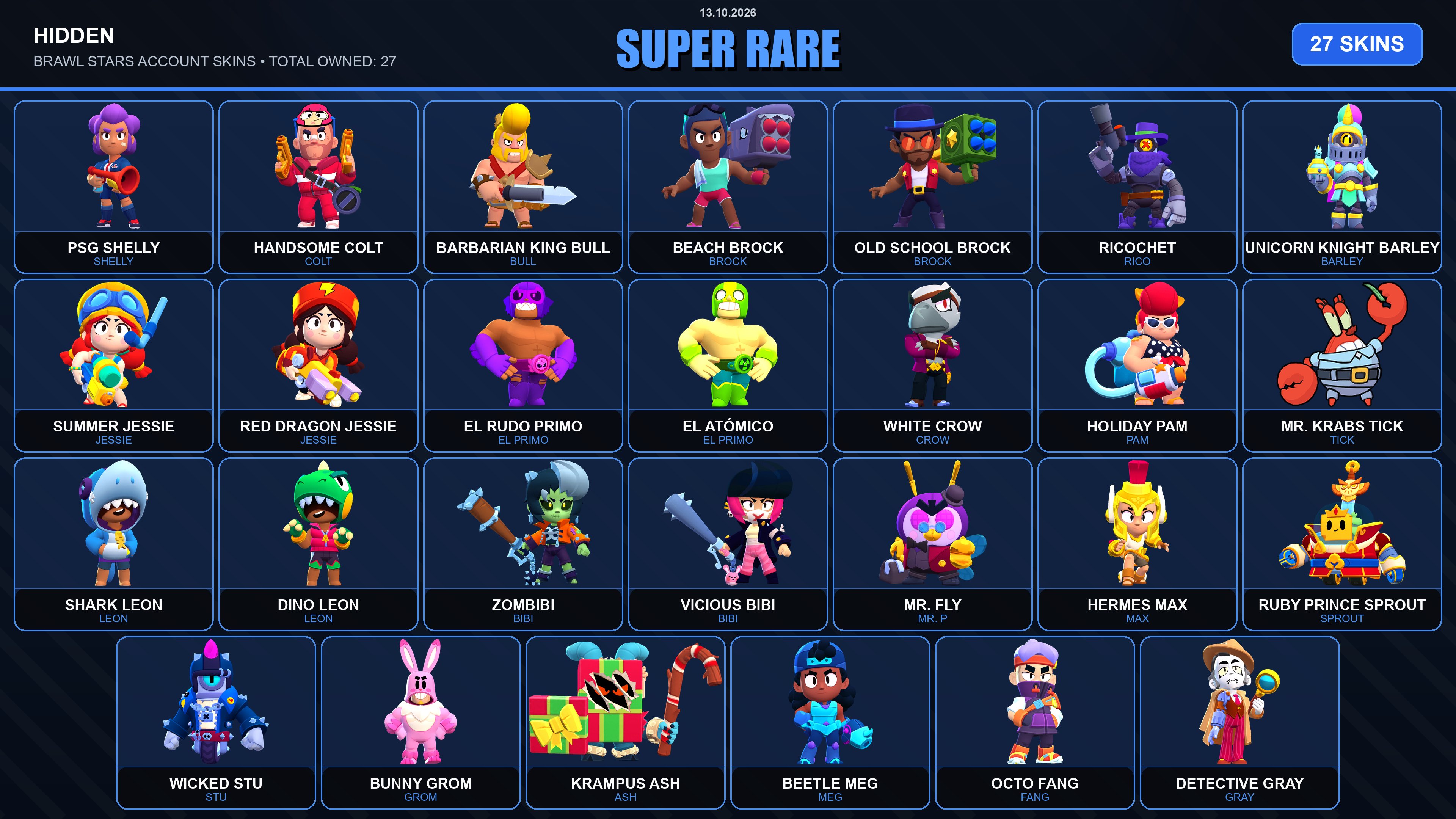 Power Ragner Witch GEMS SPENT 7346 36k TROPHY 94 SKINS GODZILLA BUZZ RED GODZILLA BUZZ ...