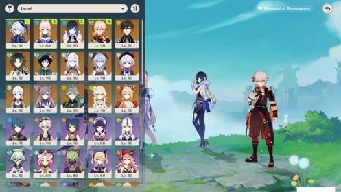 (ASIA FEMALE AR60) 5*Kazuha, 5*Yelan, 5*Kokomi, 5*Furina, 5*Zhongli, 5*Xiao, 5*Venti, 5*Shenhe, 5*Ganyu, 5*Ayaka, 5*Alhaitham, 5*Yoimiya, 5*Ayato