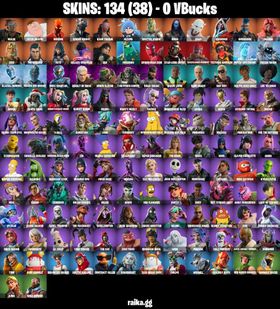 [PC/PSN/XBOX] 134 skins | Galaxy Grappler | Spider Knight  | Omen | Inferno | Harley Quinn | Skull Trooper | Fate | Slim Shady | Krampus | Juice WRLD | Santa Dogg #353