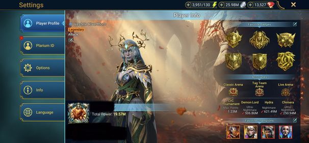 [8 Mythical Champions][19.57M] Lady Mikage,Arne the White,Krixia x2,Mezomel,Anahia,Embrys,Karnage(6*) + 198 LEGENDARY (Marius,Leonardo,Odin,Tormin+Hilvi x2,Senna,Freyja(6*),Thor(6*),Masahiro,Vestele...) + 1k UNM + 1k NM HYDRA + 25 SD/25 SHOGUN AUTO