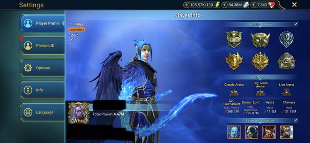 [TOP][4.47M] 75 LEGENDARY (Siphi,Taras,Leonardo,Acrizia,Riho,Rakka,Firrol,Ninja+2,Balar(5*),Elva,Kimi,Eostrid,Padraig,Staltus,Valky,Foli...) + 1k UNM + SHARDS(357a+2v+8s) + 105570 energy + 7343 gems