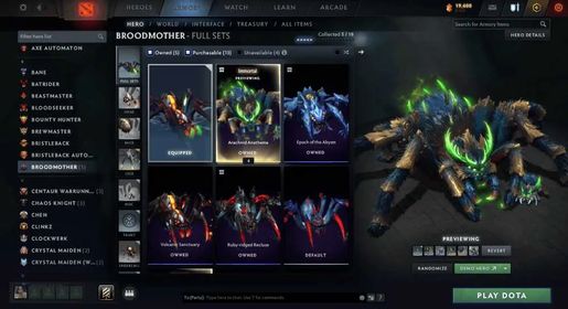 Arachnid Anathema | Broodmother | Immortal Set | Trove of Terror 2026 | Gift