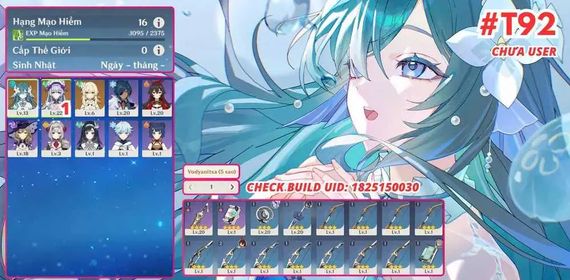 【Fast Delivery - Asia AR16】Vodyanitsa, Mizuki C1 - Starter Account - Username Unset - Birthday Unset - Full Email Access - Full Warranty Support