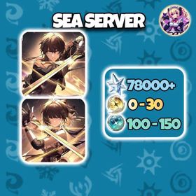 [SEA] 78000 Astrite + 100-150 Lustrous Tide + 0-30 Radiant Tide | UL45+ | Microsoft Email | Reroll Account