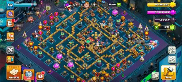 [T6] TH14 MAX HAVE GOOD SCENERY |  LV 132 | HERO 47/50/34/27/27 | 500 GEMS CHANGE NAME | INSTAN DELIVERY