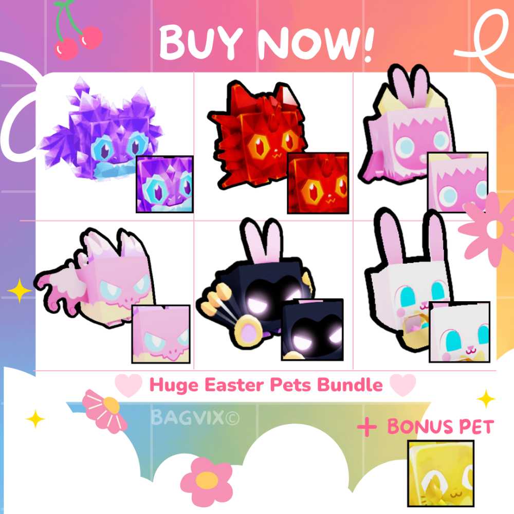 Easter Bundle Every Easter Huge Huge Amethyst Dragon, Huge Easter Yeti