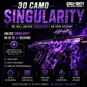 30 Weapon Singularity Camo Unlock | Black Ops 7 Multiplayer