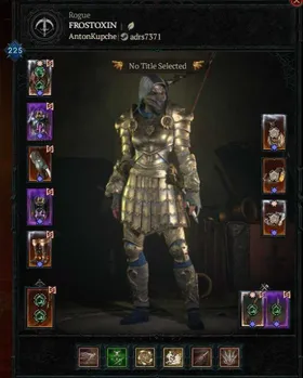⭐️️Sale⭐️️Rogue through DANCE OF KNIVES (Personal Account Diablo 4 + 2DLC) S14, Sale, paragon level 228