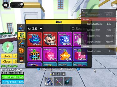ID 508:Level 2800+God+CDK+SG Kitsune T-rex Inven|Unverified Account|Auto Delivery|Blox Fruits