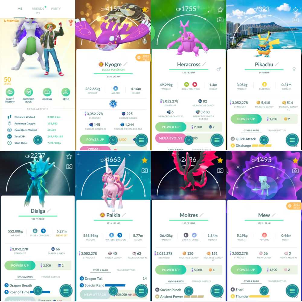 1372 LV50 2016 Shiny Mew Shiny Celebi Shiny Darkrai Lucky Armored ...