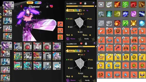 Evomon Account Endgame Pet Level 180 18 Pet Shiny Prismatic Account Clean No Email And Instant Delivery[ikbl030]