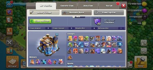 Th18 Max [Canada Local] | Hero-96-100-75-50-Duke-17 | Equipment-13-Epic Max | Defence Wall Strong | XP-221 | NC-Yes | BEST-DEAL