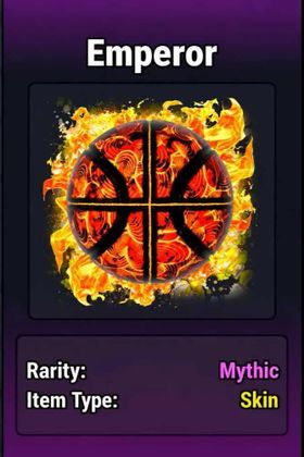 Basketball Legends | Emperor | Mythic Skin