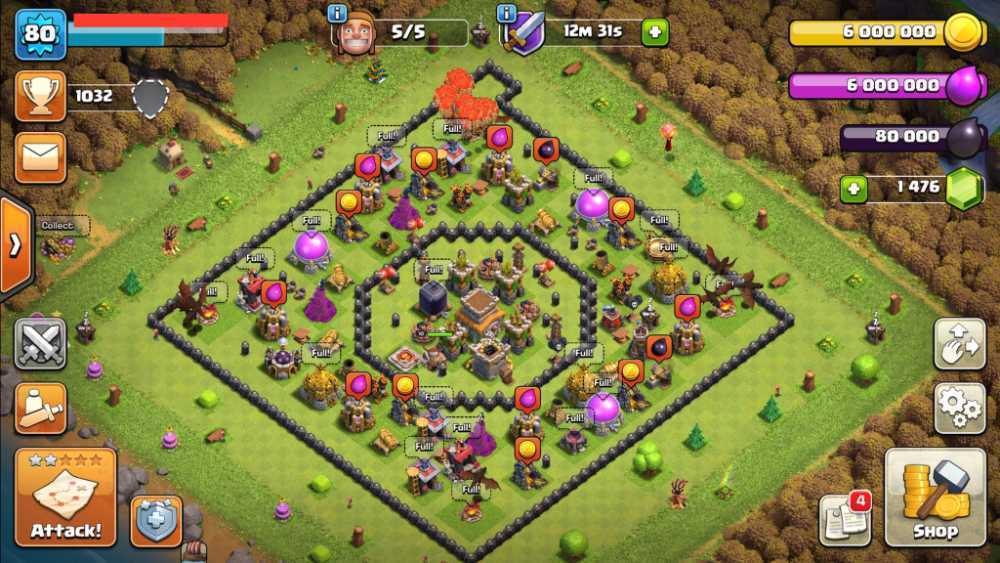 TH8 LVL80 | 100% Maxed Base | Heroes : BK10 | Gems : 1476 | Best Price