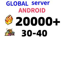 GLOBAL[Android][INSTANT]20000+Dragon Stones+LR+UR：30-60 DRAGON BALL Z DOKKAN BATTLE Farmed Starter Account|Dragon Ball Z Dokkan Battle