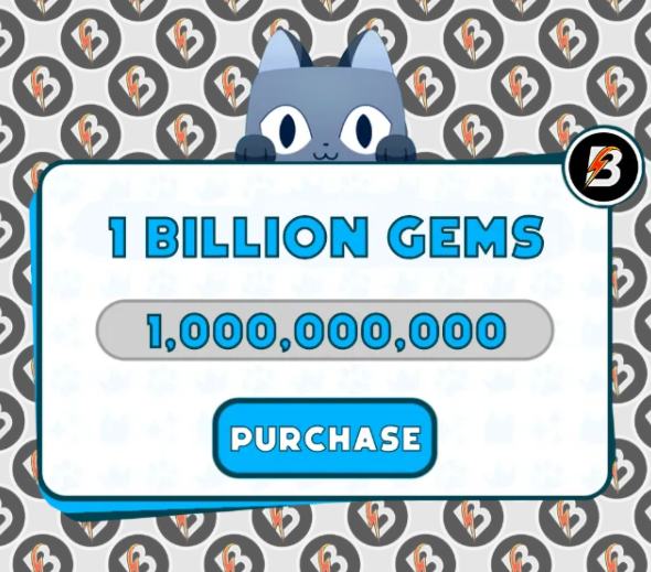 1B Gems Pet Simulator X Fast Delivery