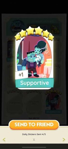 Monopoly GO 6 Star - [Set20-9 Supportive]