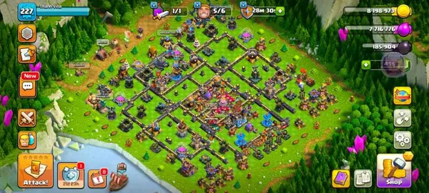 Th 18 near max💥Hero 100 103 91 79 55💥14 epic💥2300 madels💥nc 500💥builder base max only wall left💥Vietnam Local💥war arena scenery