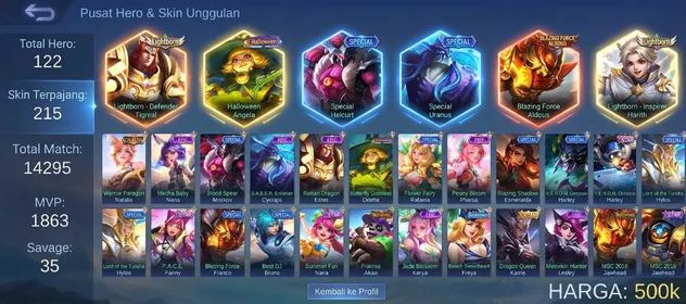 9-YEAR OLD VETERAN MLBB ACCOUNT FOR SALE - Clean Account | High Stats | Fully Unbind / Full Access
