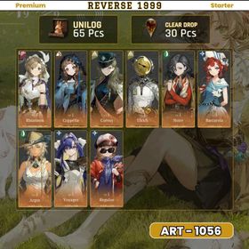 Global |17 x 6 Star|65 Unilog|30 Clear Drop|Rhiannon P5 + Coppelia P1 + Corvus P1 + Ulrich P1 + Noire + Barcarola + Argus + Voyager + Regulus|Story 1 - 4|Novice Banner Available|Fast Delivery|ART1056