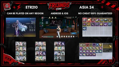 ETR210 | ASIA 24 | HIGH ENDGAME 29SSR 8LND SHARON ARIEL PIAYERA + 2 KINETIC NATHENN LUVIA + 2,5K CRYSTAL + 13 PURPLE + 24 GOLD