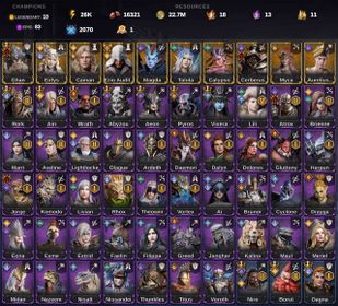 ⚔️ Ghan ✨ Eirlys ✨ Cainan | ⚡ 10 Legendary · 11 Lords · 83 Epic