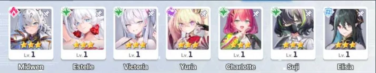 Global Super top tier 7 3* estelle victoria charlotte yuria guaranted on unlink guest account ( both version censcored and uncencored )