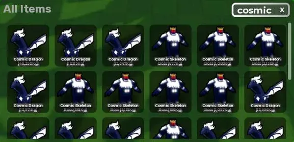 10x Any Cosmic Dragon/Skeleton | 50m/s+ | Steal an Egg