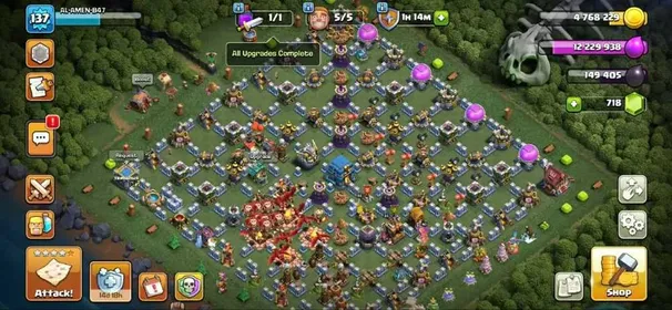 PREMIUM➤TH12 MAX➤ 100℅ MAXED NOTHING LEFT➤1 SCENARY SOME SKIN➤HERO-65-65-40-40➤ EQUIPMENT➤FULL ACCESS