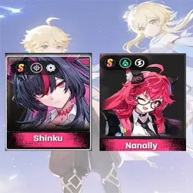 Asia lv 3-6| Shinku + Nanally | The selector has not been used， Fresh account，tutorial only，Fast delivery