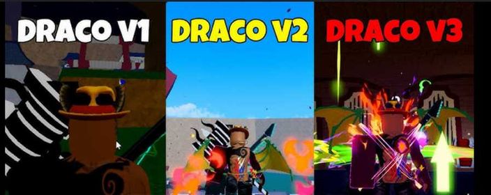 Blox Fruits Race Draco v1 and v3 fast and quick