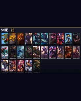 🌍 EUW ⭐ Unranked 🎨 25 Skins 🏆 59 Champions 💙 3K BE 📈 Level 41 🏅 3 Victorious 💎 1 Ultimate 🔹 Pulsefire Ezreal 🔹 Pool Party Renekton 🔹 Hillbilly Gragas 🔹 Gragas, Esq. 🔹 Mecha Kha'Zix 🔹 Death Blossom Kha'Zix 🔹 Blackthorn Morgana 🔹 Demon Vi m9684894175