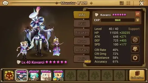 Global|Lv100|4 LD (Kovarci,Shun,Elanor,Qitian Dasheng) 66 NB5 (Teshar,Liam,Manon,Nana etc)|Speed +200|Fast Farm|Hive|SW195B