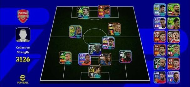 ❤️‍🔥3126 Team Strength❤️‍🔥 Big Time Hazard(108)❤️‍🔥Alba (104)❤️‍🔥Gerrard(102)❤️‍🔥Peruzzi(102)❤️‍🔥Messi(102)❤️‍🔥Spain Full Pack ❤️‍🔥 Shevchenko(101)❤️‍🔥Yamal(102)❤️‍🔥Only Konami link