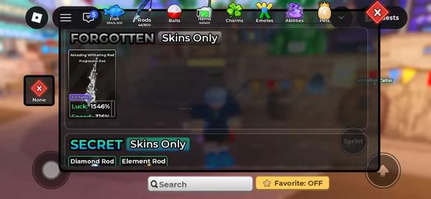 🐟🫧Fish it Level 793 [Gold 170M+ ]