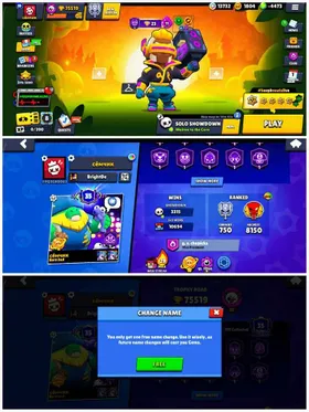 99 BRAWLER🔥75,519+ TROPHY🏆38 MAX BRAWL🔥60 HYPERCHARGED🔥SHIFT TO BUYER EMAIL🔥Win Streak 29✨269 Skin🔷29K+ Power Point💙 - (Negative Gems -4473) True Silver 1🔷True Gold 1🔷Lots of Rare Skin💙Android And Ios•Full Access✅INSTANT DELIVERY✅