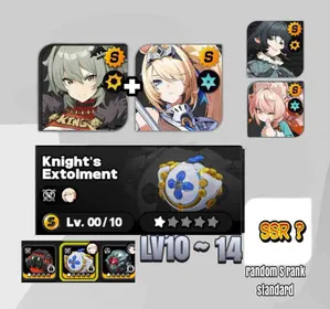 (ASIA) Sigrid Sign + Caesar + Jane + Zhao |LV14| female MC| Sigrid Signature Weapon ( Knight Extolment)| Starter IK 10-14 | guaranteed on | log google