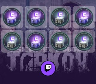 🧨 Twitch Drops 🌐 Golden Coins tournament 💎 Escape from Tarkov [Total 8 Items]