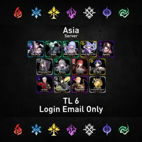 [ Asia ] TL 6 | UID 83 | The Herta + Lightcone Into the Unreachable Veil + Anaxa + Robin Summeretto + Silver Wolf Lv.999 + Sparkle + Bronya + Himeko + Dr Ratio + Archer + Dan Heng PT + Gilgamesh + Golden Companion Spirit X3 | The Herta Signature | Female Starter | Login Email Only | Coordinated Delivery