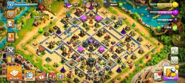 TH 17 👑Dragon Statue✨STRONG LEVEL EVERYTHING👑(BK54,AQ66,MN42,GW38,RC28)🔰2860+ Gems🔰142 XP✨Strong Max Equipment⚡Email Changeable Transfer To Buyer Email⚡[INSTANT DELIVERY]