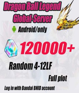 Global Version [Android Only] 120000+ Chrono Crystal] + Random 4-12 LL || BIND ID || Story Completed || Fast Shipping|Dragon Ball Legend
