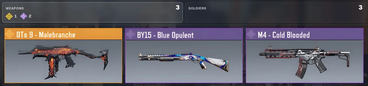 👑 OTs 9 - Malebranche ✨ BY15 - Blue Opulent | ⚡ 1 Legendary · 2 Epic