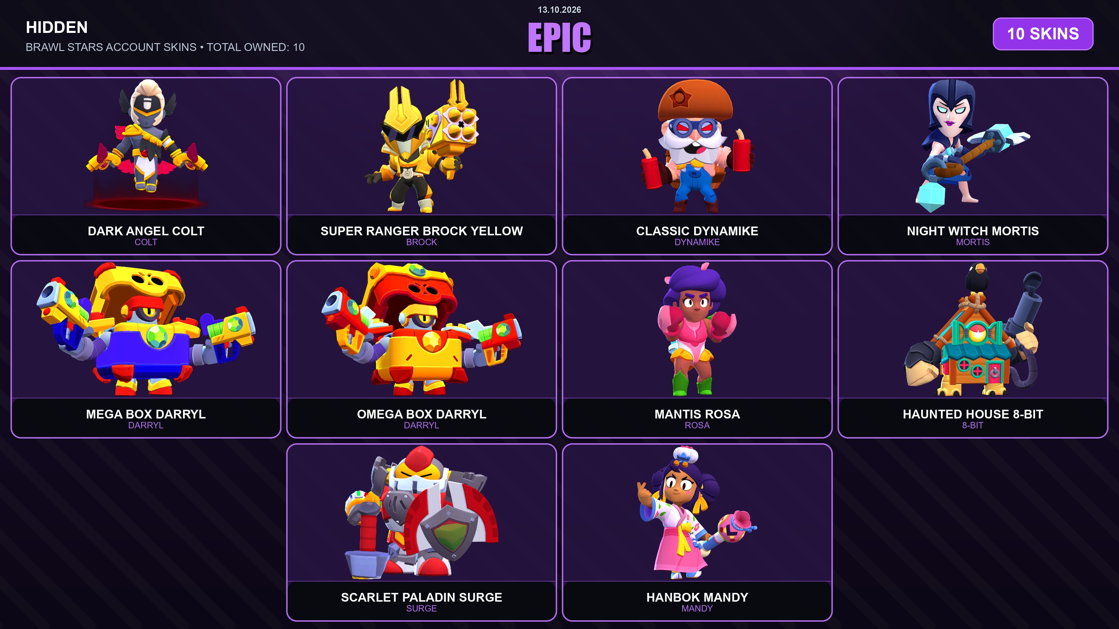 Power Ragner Witch GEMS SPENT 5627 20k TROPHY 73 SKINS GODZILLA BUZZ FROST QUEEN AMBER ...