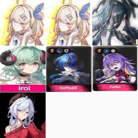 Asia|Akane+Akane+BlackBird+Iroi+Daffodill+Fadia+Zankou Skins|Choose your character ×3|Fast delivey