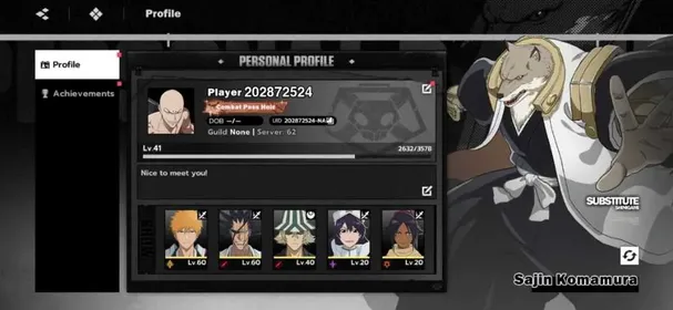 BSR300 – NA Lucky Starter Account | 7 SSR, TYBW Ichigo, Bambietta, Kenpachi & Yoruichi