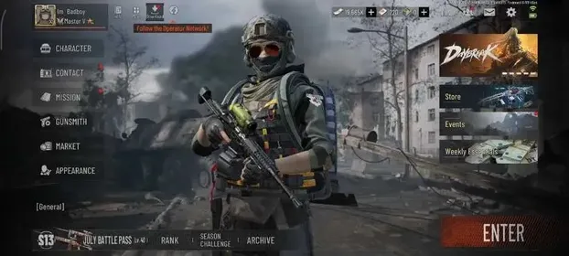 MOBILE |Lvl 30|SV 72M|CV 19M|2 SD, 1 Utopia|Battle Machette|FJ MP5, Squire VSS|10 Set|Manny Skin|CN Off|Infinite|CheckSS|AB3598