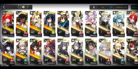STARTER EXUSIAI ALTER+REED ALTER+BLAZE THORNS SARIA AAK CLOSURS