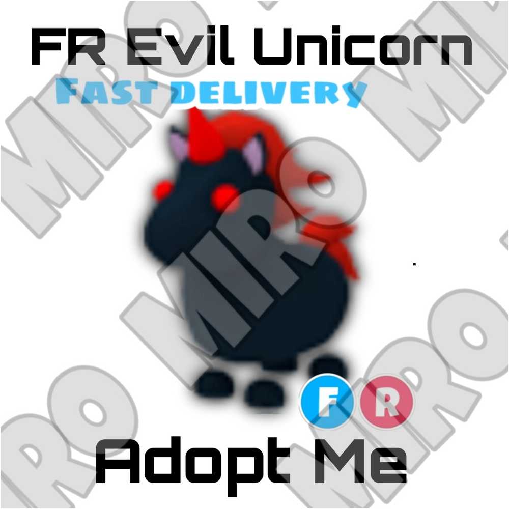 FR Evil Unicorn / Roblox / Adopt Me / Fast Delivery