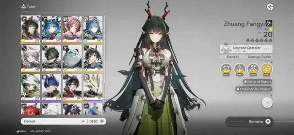 [ASIA] MID GAME LV 54 | ZHUANG FANGYI (SIGN) + 38K OROBERYL | 1 SELECTOR STANDARD CHARACTER | CAN CHANGE NICK NAME | ALL UNSET